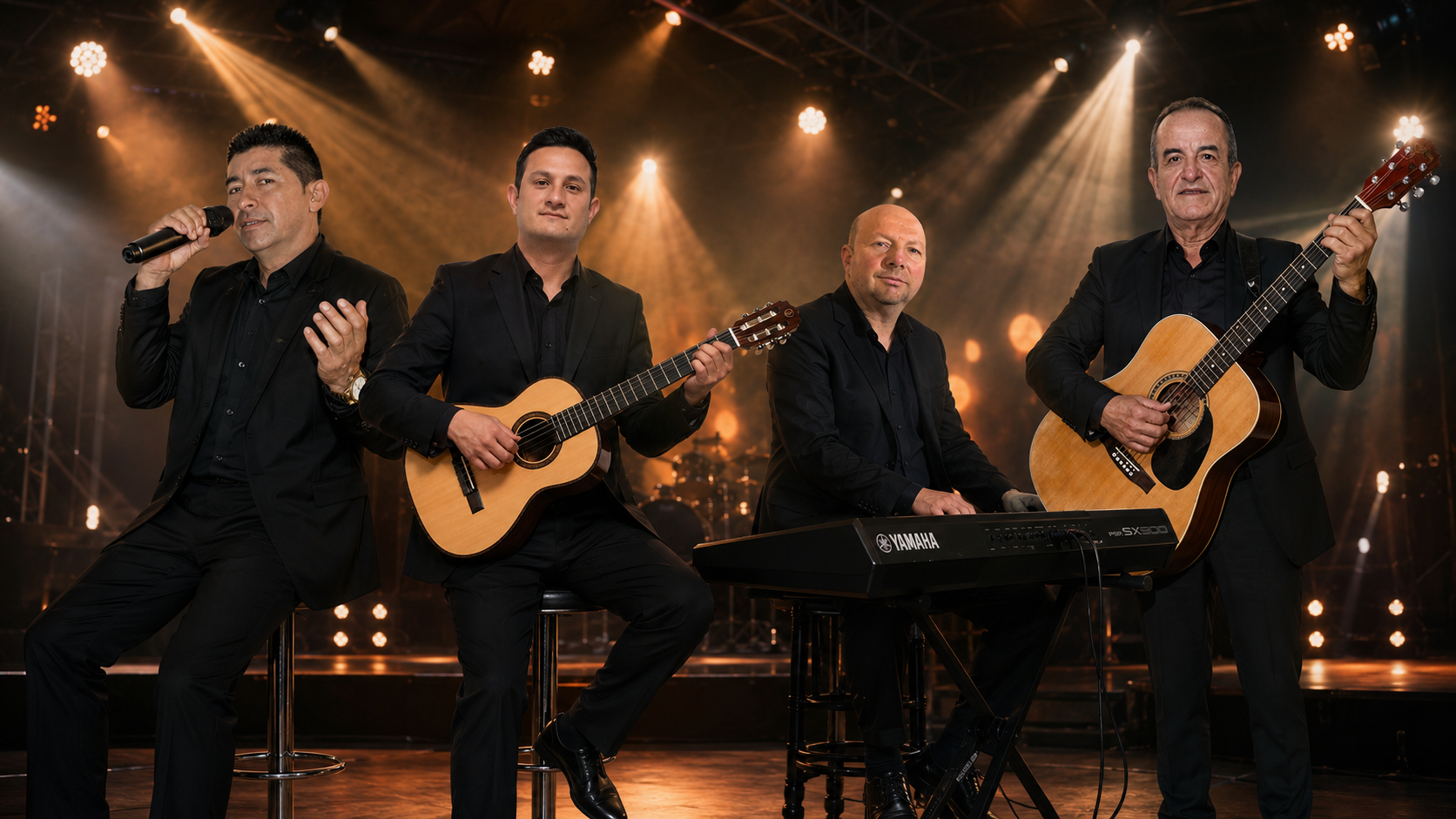 Grupo Gama interpretando su música en el escenario